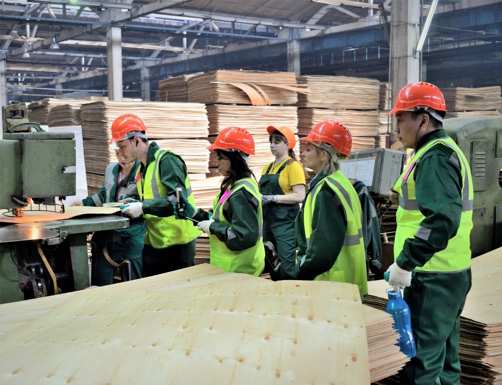 Softwood plywood products seminar at Bratsk Branch of Ilim Timber 