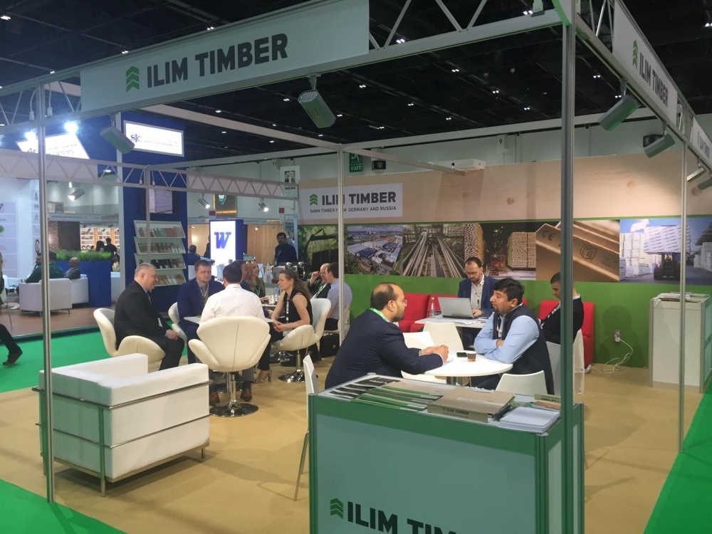 Ilim Timber auf der Dubai International Wood and Wood Machinery Show 2019